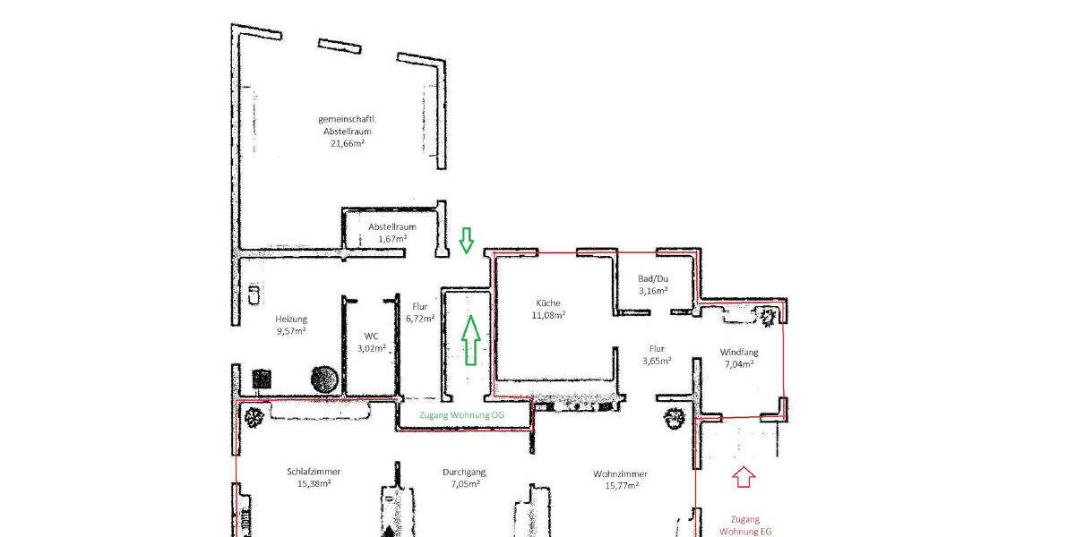 Mehrfamilienhaus, Wohnhaus Gleichen / Bremke Bremke - 7 Zimmer, 167 m&sup2;, 185.000&euro; | Angebot:25797515