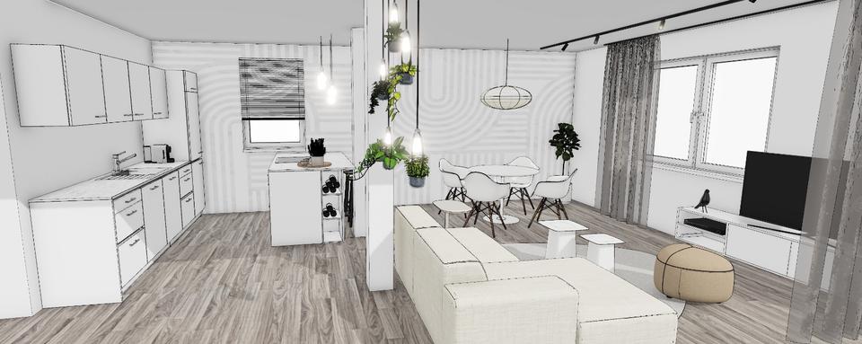 Etagenwohnung Appenweier - 3 Zimmer, 101 m&sup2;, 1.050&euro; | Angebot:26346893