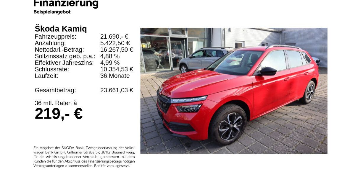 Skoda Kamiq 25.330 km 20.790 &euro; Gifhorn 38518