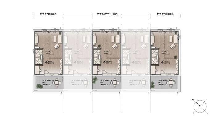 Reihenmittelhaus Aachen Aachen-Mitte - 4 Zimmer, 158 m&sup2;, 725.000&euro; | Angebot:24759194