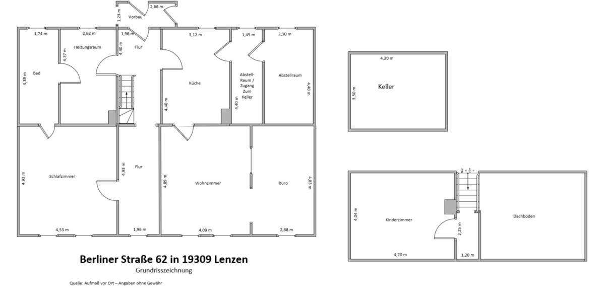 Einfamilienhaus Lenzen - 4 Zimmer, 136 m&sup2;, 128.000&euro; | Angebot:25797572