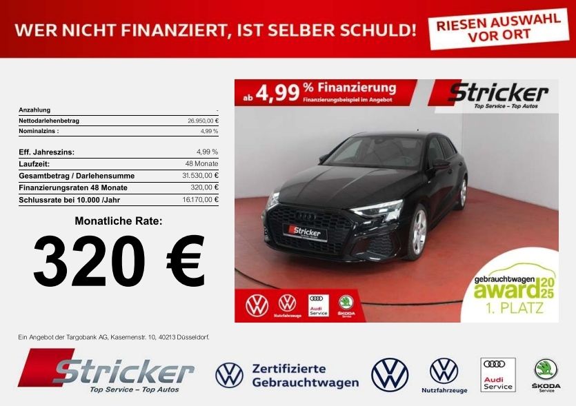 Audi A3 62.157 km 26.949 &euro; Horn-Bad Meinberg 32805