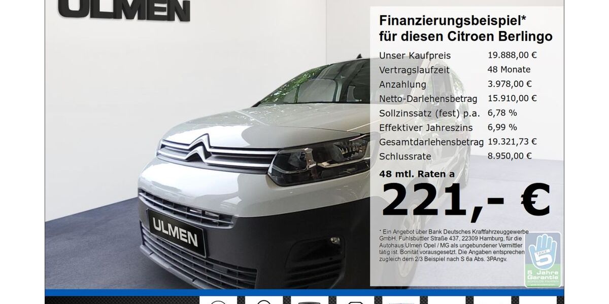 Citroen Berlingo 6.590 km 19.888 &euro; Düsseldorf 40231
