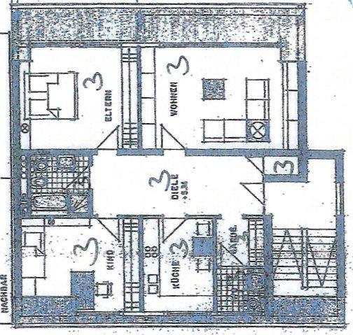 Dachgeschoßwohnung Trier Kürenz - 3 Zimmer, 83 m&sup2;, 275.000&euro; | Angebot:26958417
