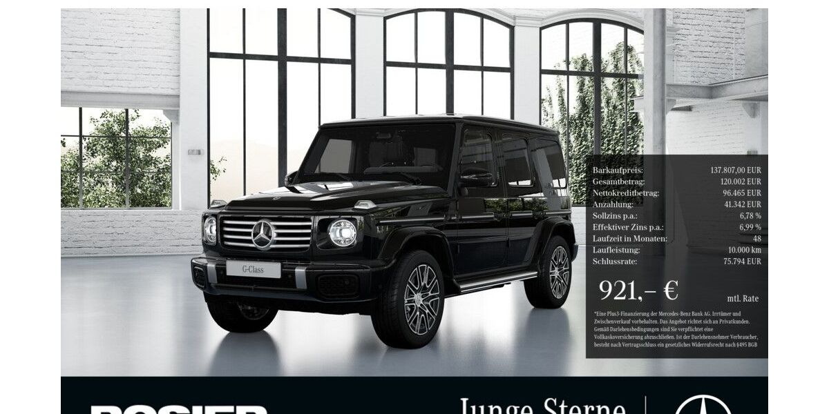 Mercedes-Benz G 580 8.449 km 133.240 &euro; Goslar 38644