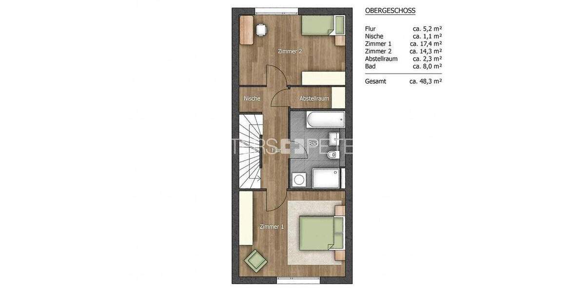 Reihenmittelhaus Geesthacht Heinrichshof - 5 Zimmer, 145 m&sup2;, 1.990&euro; | Angebot:25701284
