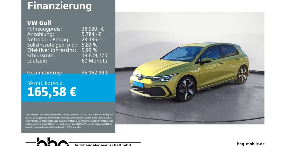 VW Golf 18.218 km 28.920 &euro; Freiburg 79115