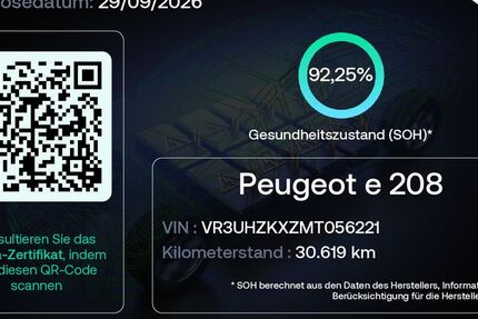 Peugeot 208 30.458 km 18.290 &euro; Mannheim 68309