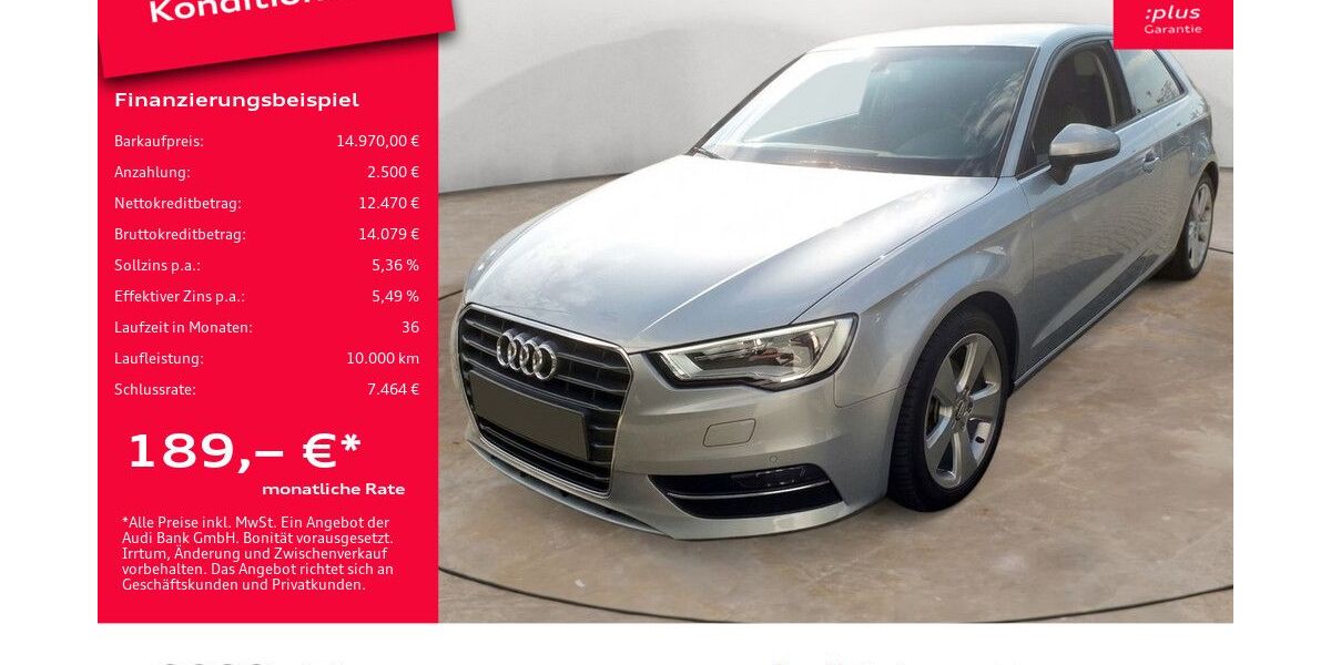 Audi A3 65.705 km 14.970 &euro; Potsdam 14482