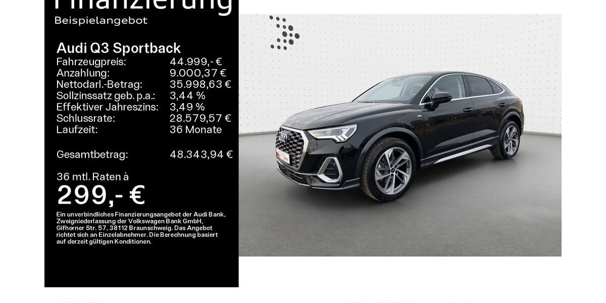 Audi Q3 2.700 km 41.899 &euro; Hanau 63452