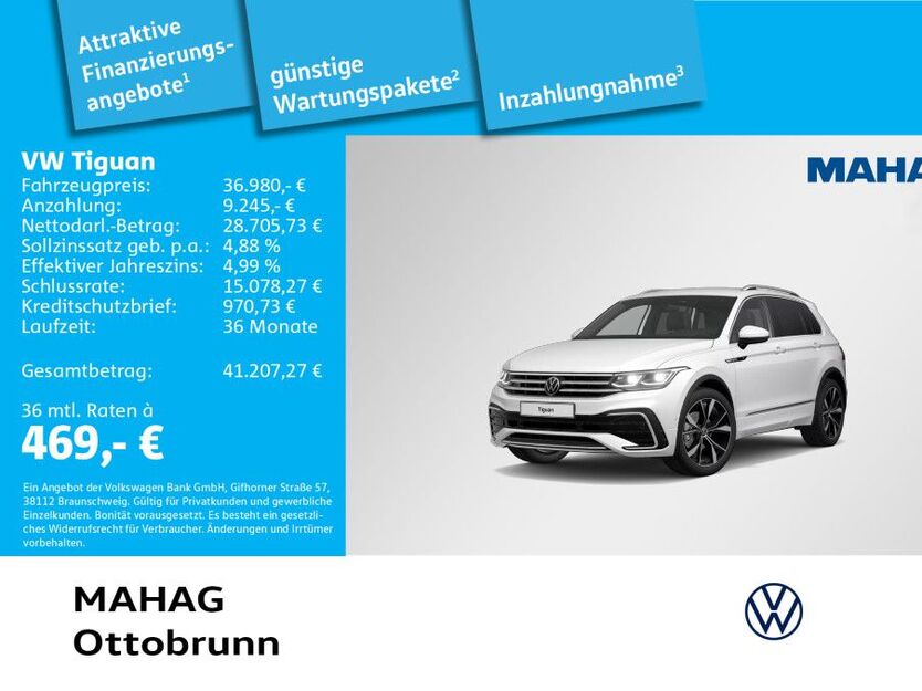 VW Tiguan 20.655 km 36.980 € Ottobrunn 85521