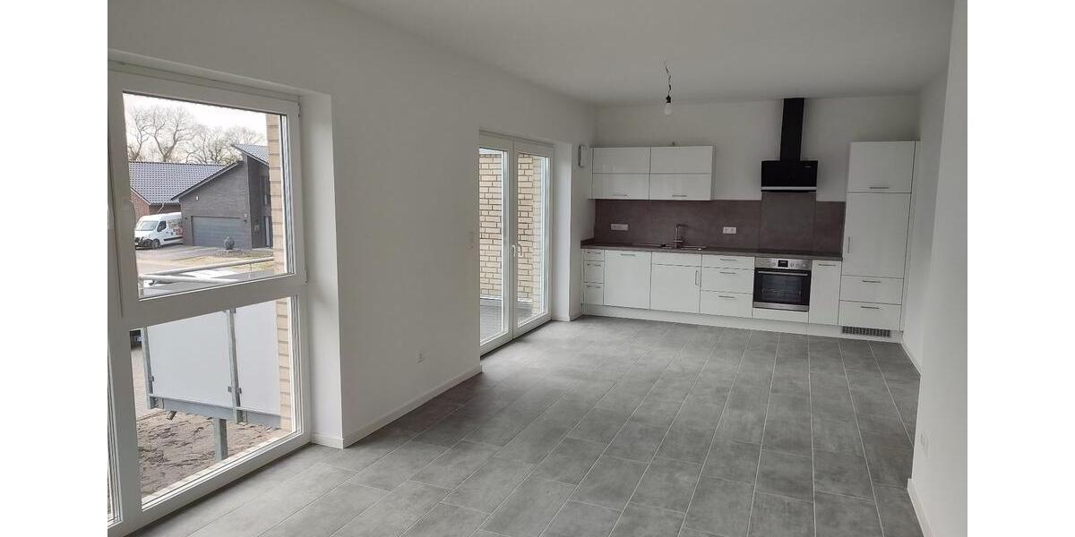 Neubau 2022 - Lastrup - 3 Zimmer OG-Whg, Balkon, Einbauküche, WBS 3 zimmer