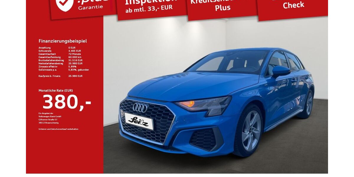 Audi A3 26.580 km 24.624 &euro; Immenstadt 87509