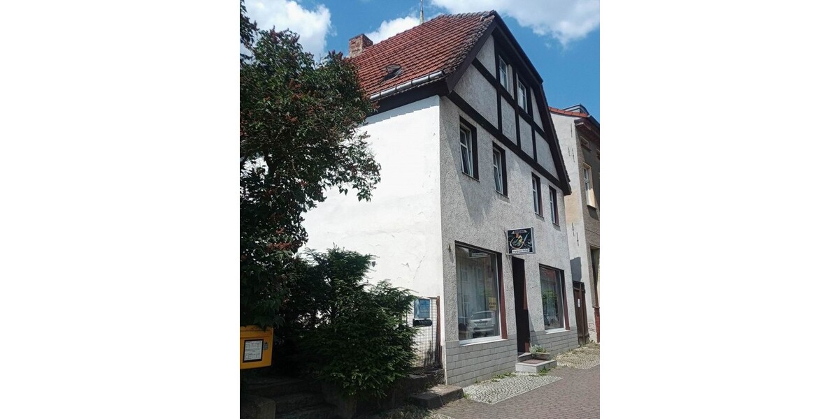 Fachwerkhaus mit Ladenfläche und umfangreichem Nebengelass - Einfamilienhaus Oderberg | Angebot:22012201