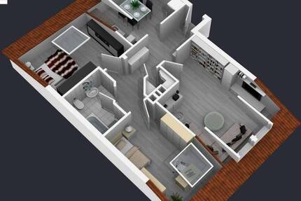 Wohnung Niederdorfelden - 3 Zimmer, 60 m&sup2;, 650&euro; | Angebot:26824678