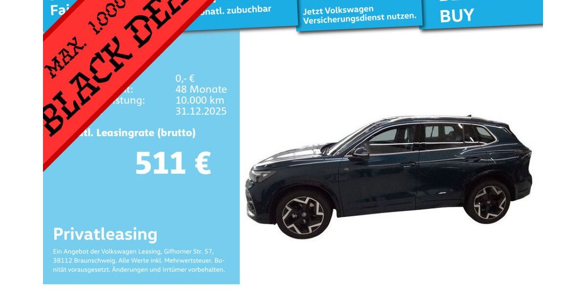 VW Tiguan 1.447 km 43.991 € Mannheim 68309