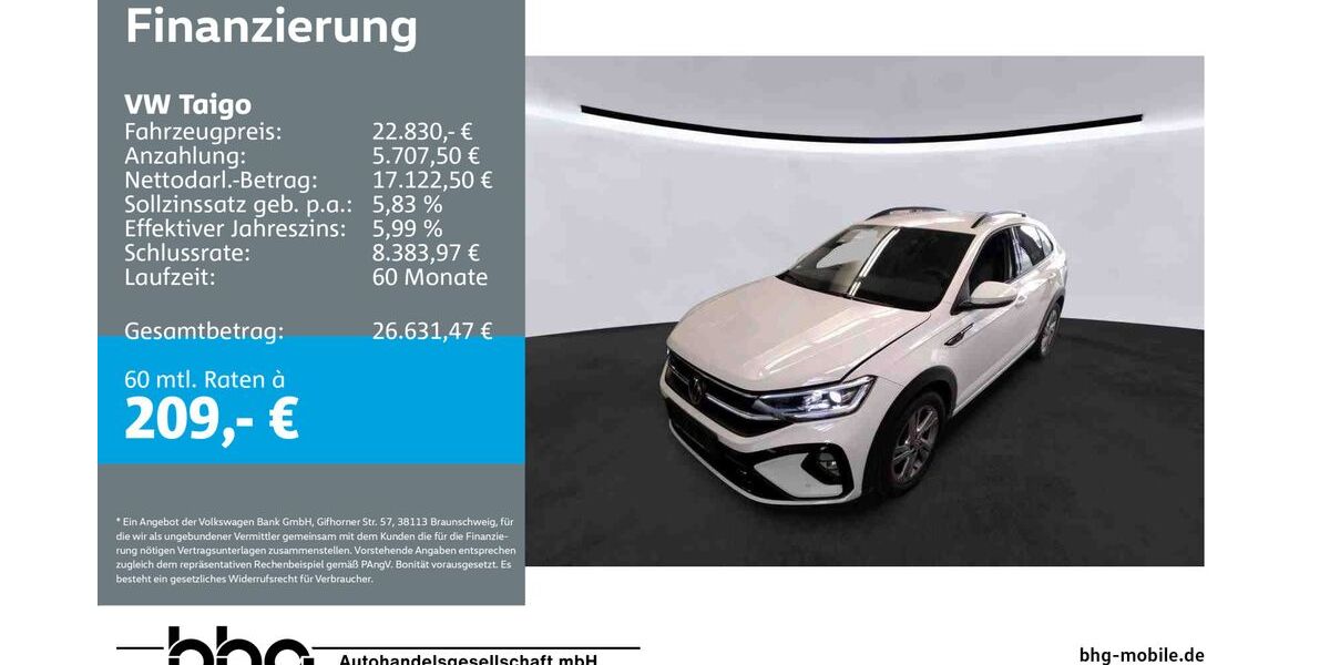 VW Taigo 25.865 km 22.830 &euro; Balingen 72336