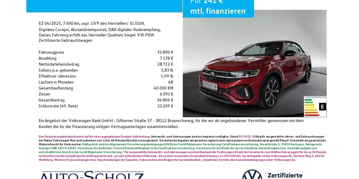 VW T-Roc 7.600 km 35.290 &euro; Bayreuth 95448