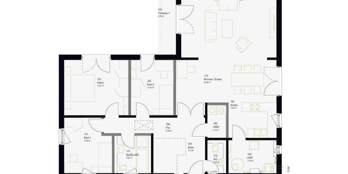 Mehrfamilienhaus, Wohnhaus Friedland Jatzke - 4 Zimmer, 136 m&sup2;, 429.000&euro; | Angebot:25733699
