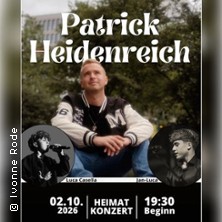Patrick Heidenreich 02.10.2026 Kulturhalle Schwalmstadt