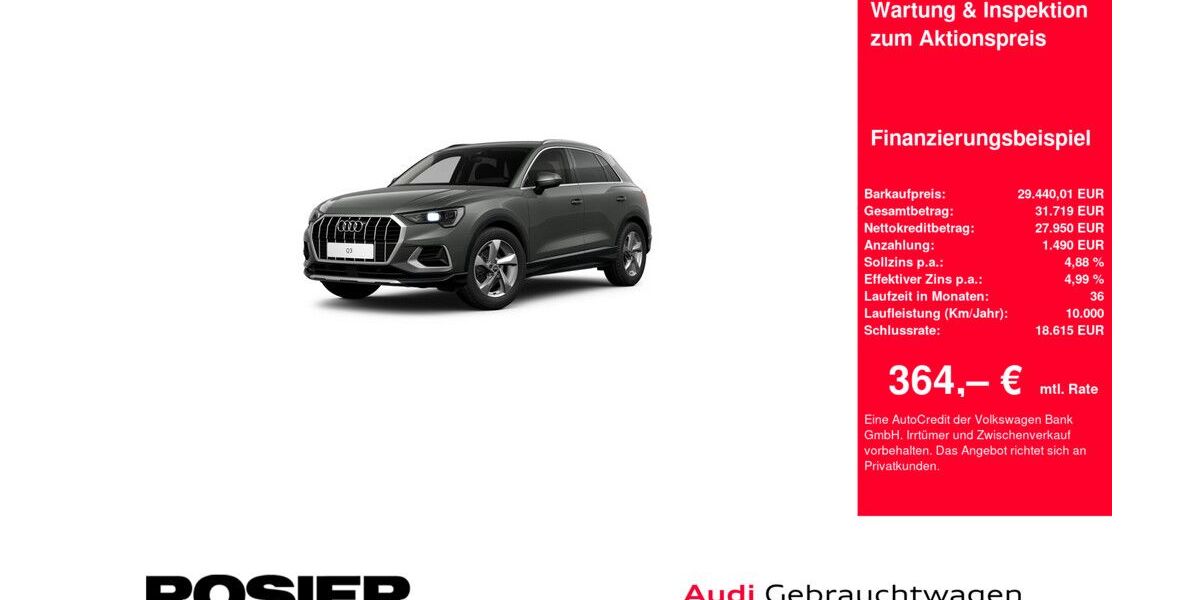 Audi Q3 35.498 km 29.440 &euro; Menden 58706