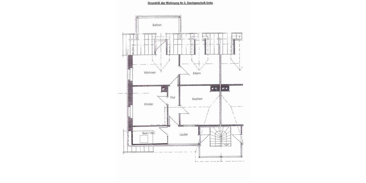 Dachgeschoßwohnung Lörrach Brombach - 3 Zimmer, 76 m&sup2;, 335.000&euro; | Angebot:26342607
