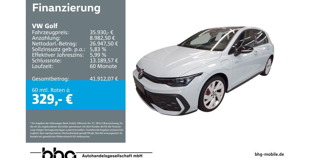 VW Golf 3.773 km 35.930 &euro; Bühl 77815