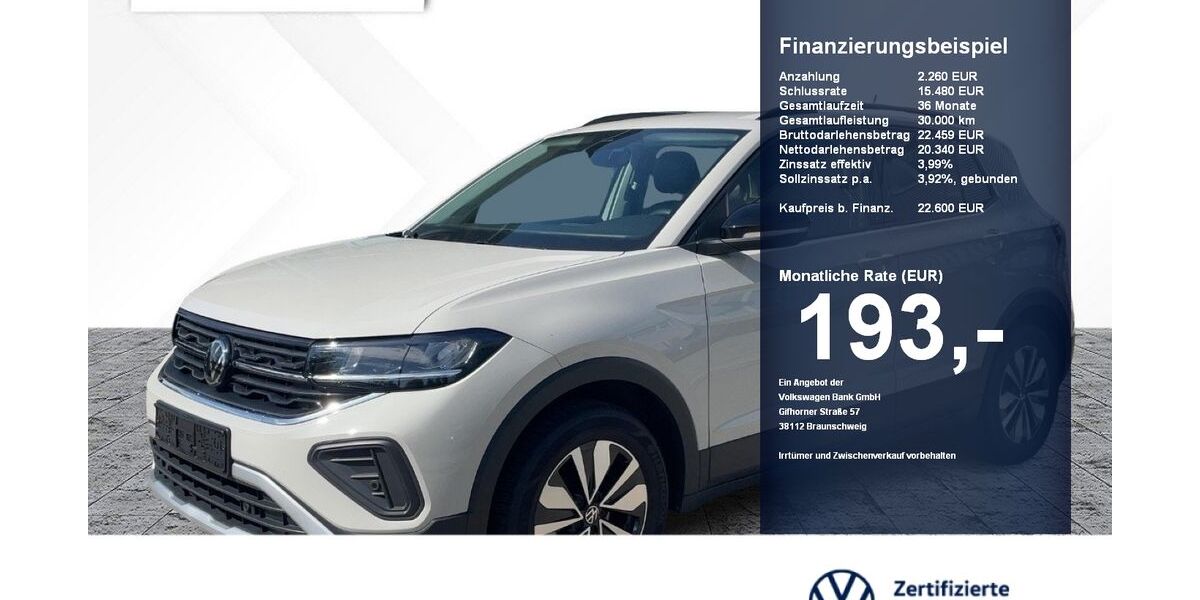 VW T-Cross 8.824 km 22.600 &euro; Erding 85435
