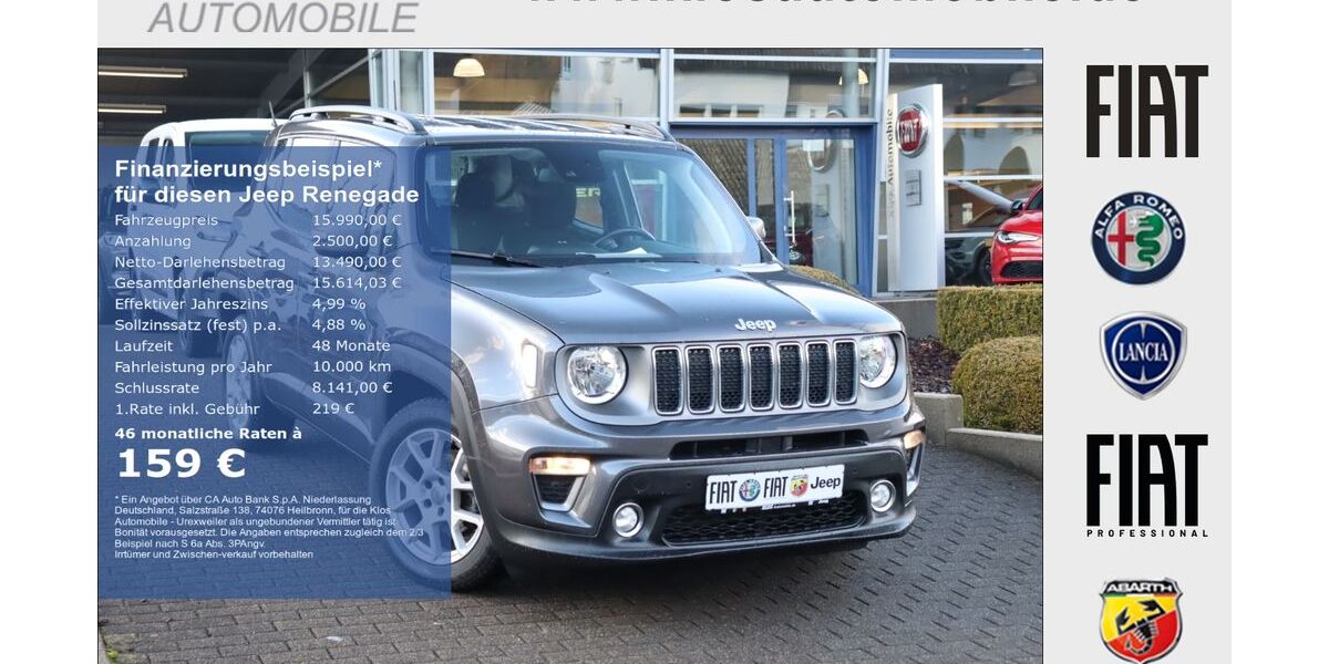 Jeep Renegade 52.260 km 15.990 &euro; Marpingen 66646