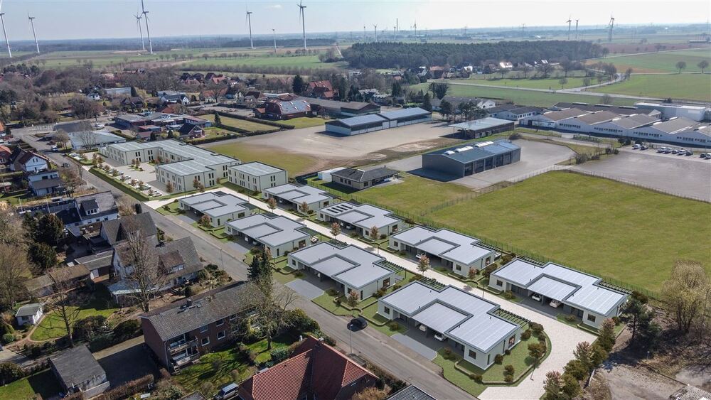 Neubau: Doppelhaus im modernen Bungalow Stil, KfW 55, mit Betreuungskonzept möglich - Doppelhaushälfte Steyerberg | Angebot:25925771