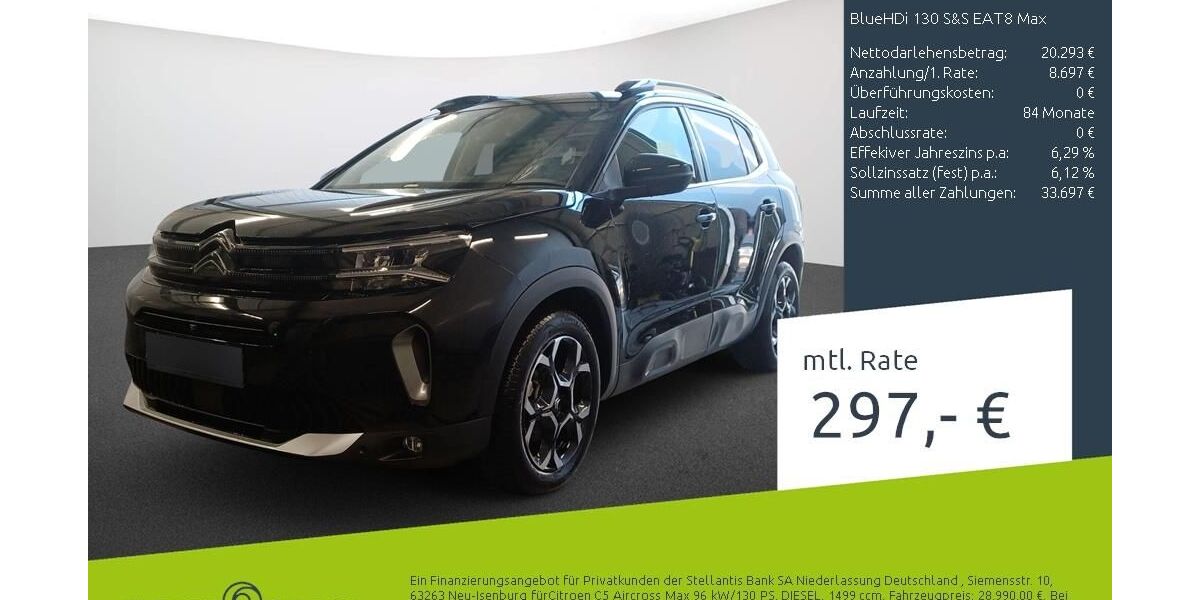 Citroen C5 Aircross 32.510 km 28.990 &euro; Dülmen 48249