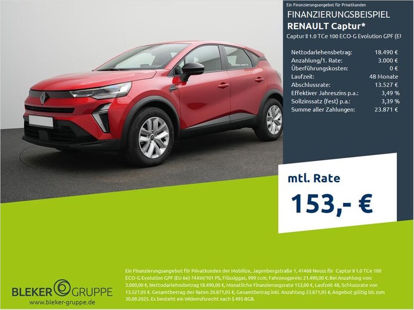 Renault Captur 1.500 km 21.390 € Stuhr 28816