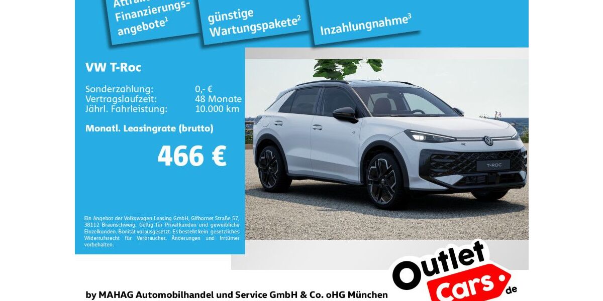 VW T-Roc 3.000 km 41.990 &euro; Dachau 85221
