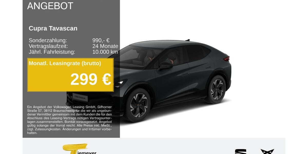 Cupra Tavascan 13.758 km 40.050 &euro; Hemer 58675