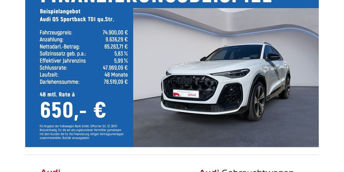 Audi Q5 7.500 km 74.900 &euro; Göttingen OT Grone 37081