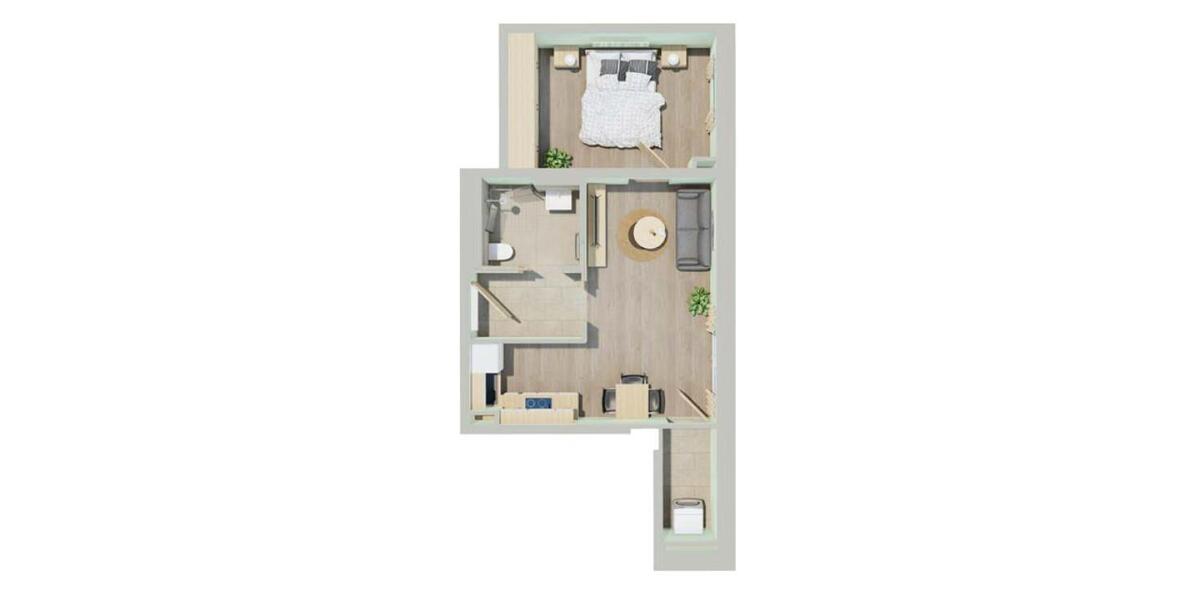 Etagenwohnung Straubing - 2 Zimmer, 54 m&sup2;, 870&euro; | Angebot:26350204