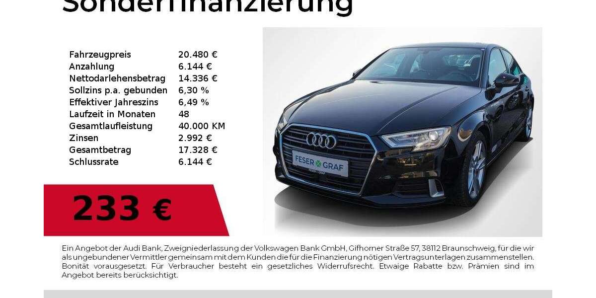 Audi A3 69.000 km 20.480 &euro; Nürnberg 90411