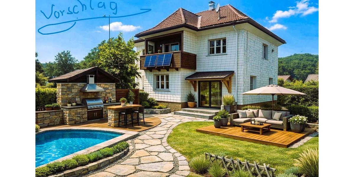 Villa Rickenbach - 10 Zimmer, 250 m&sup2;, 455.000&euro; | Angebot:23620170