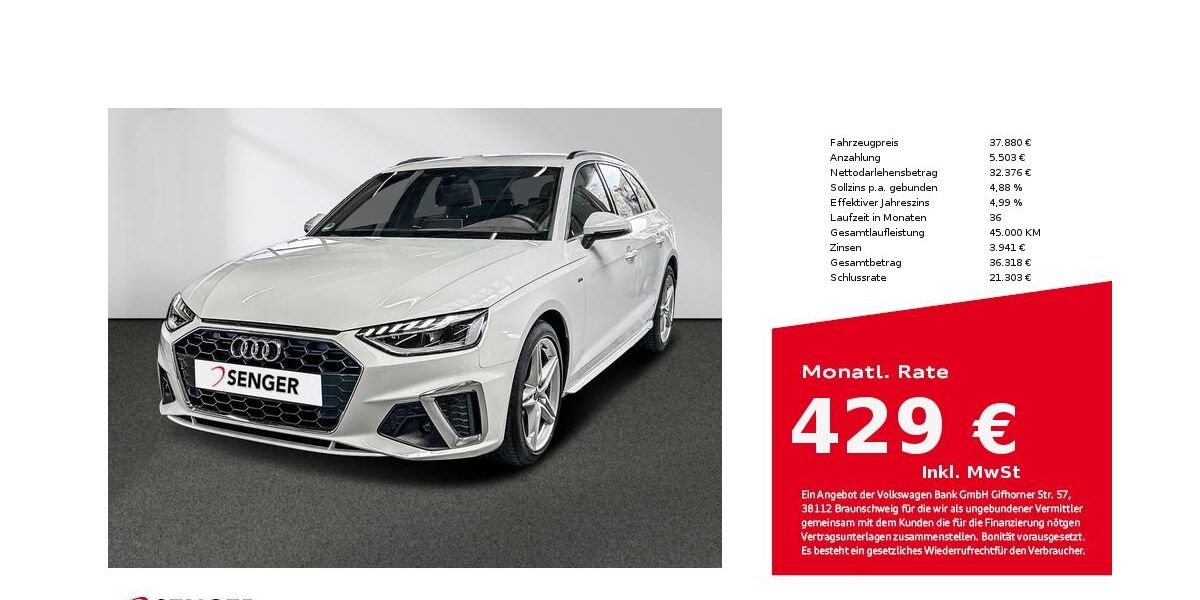 Audi A4 48.854 km 36.880 &euro; Lingen 49809