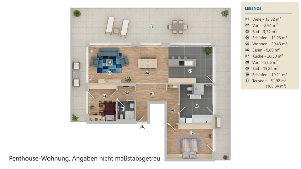 Einfamilienhaus Passau Mühltal - 3 Zimmer, 174 m&sup2;, 2.750&euro; | Angebot:26266953