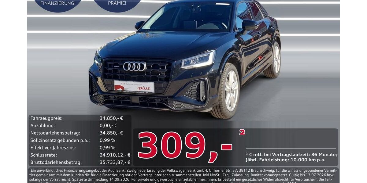 Audi Q2 28.778 km 32.890 &euro; Ingolstadt 85057