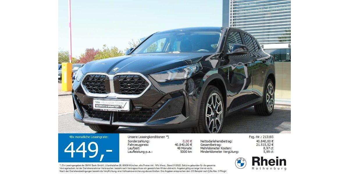 BMW X2 14.140 km 39.880 &euro; Neusitz/Rothenburg 91616