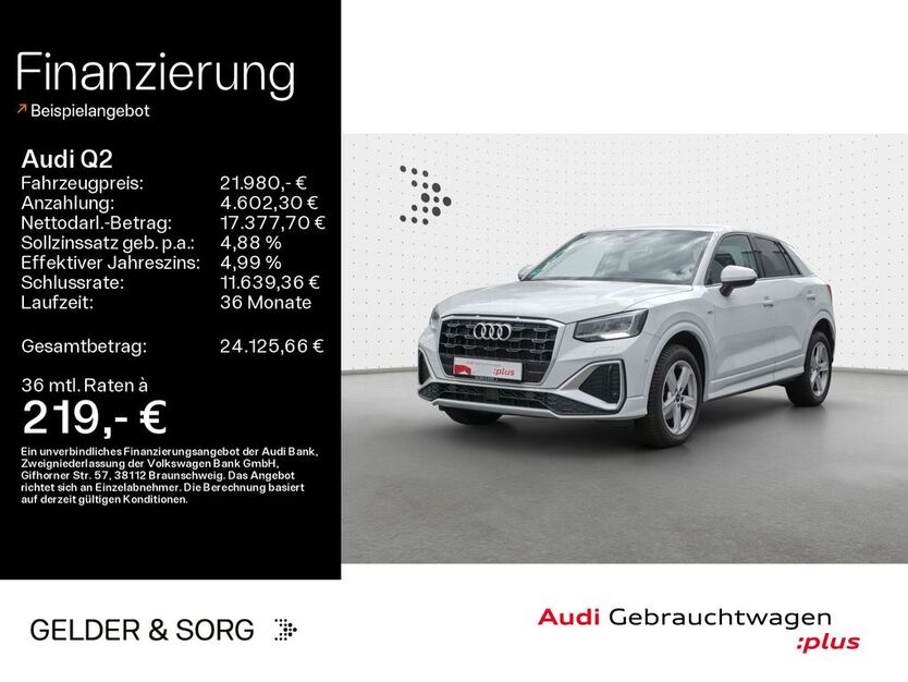 Audi Q2 94.500 km 21.980 € Schweinfurt 97424