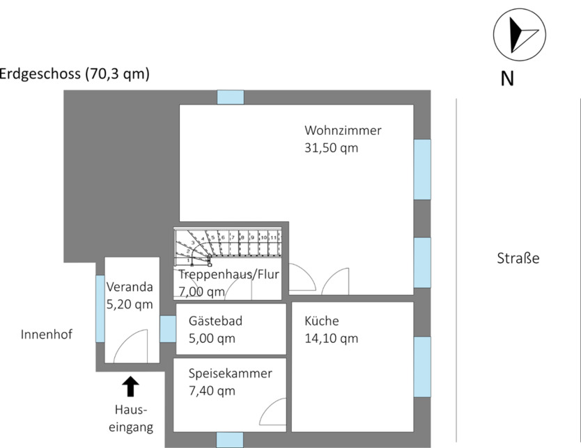 Großzügiges, familienfreundliches Haus vor den Toren Erfurts zimmer