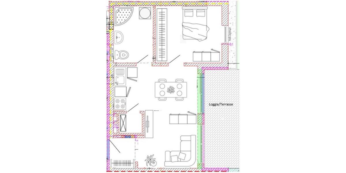 Erdgeschoßwohnung Landau an der Isar - 2 Zimmer, 53 m&sup2;, 635&euro; | Angebot:25298365