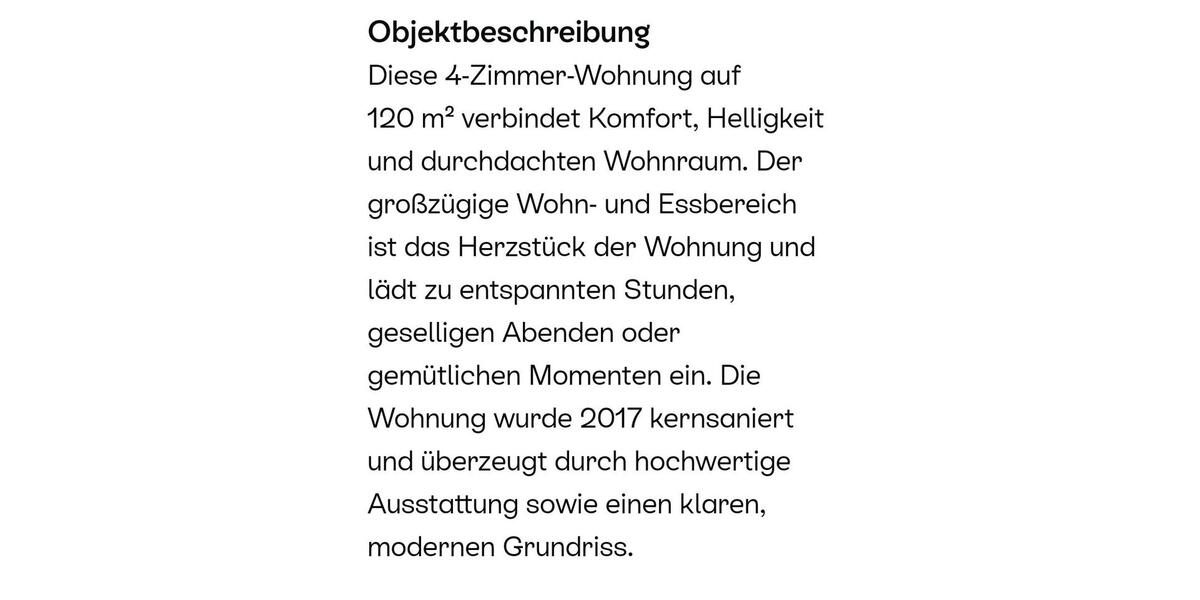 Etagenwohnung Salzgitter - 4 Zimmer, 120 m&sup2;, 199.000&euro; | Angebot:26339622