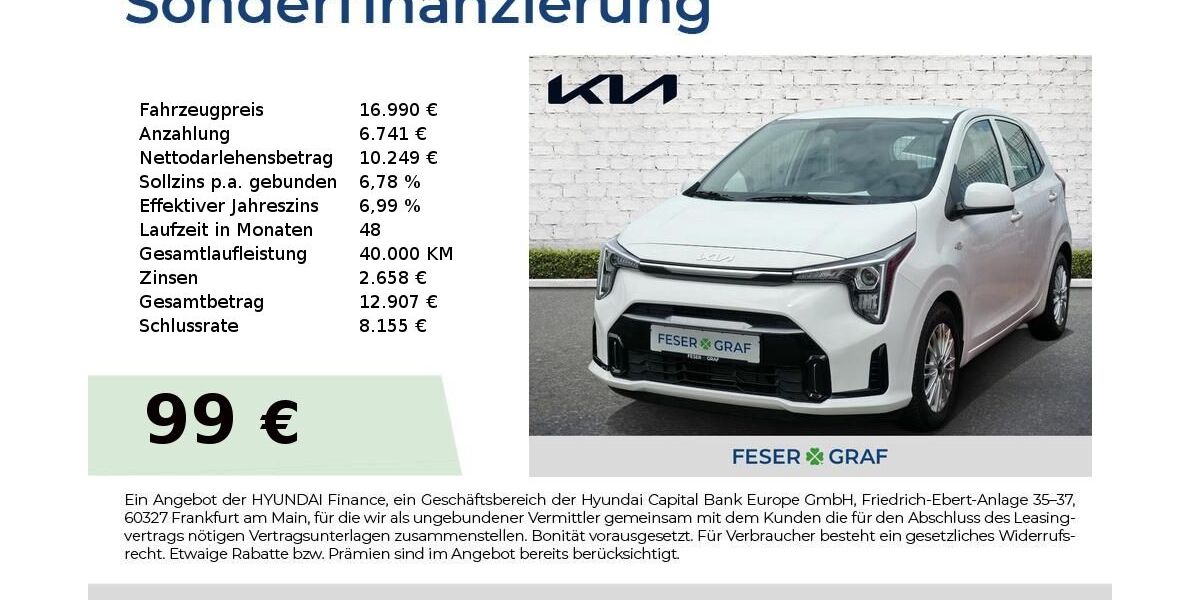 Kia Picanto 8.940 km 16.990 &euro; Roth 91154
