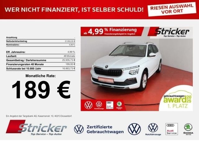 Skoda Kamiq 18.618 km 21.939 € Horn-Bad Meinberg 32805
