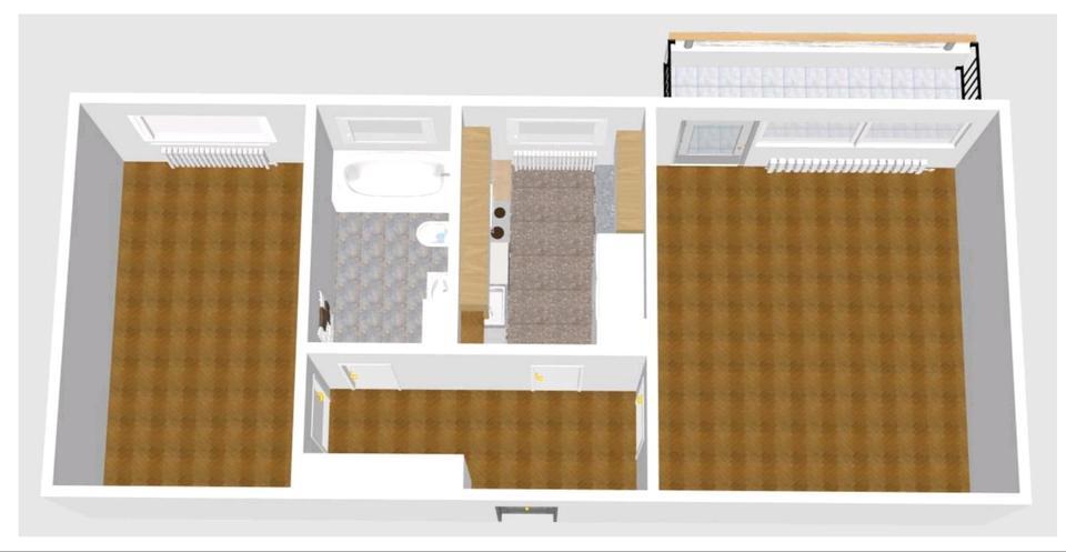 Von Privat! Helle und funktionale 2 ZKBB Wohnung zimmer