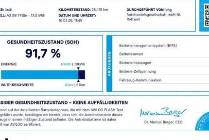 Audi A3 28.415 km 25.930 &euro; Rottweil 78628